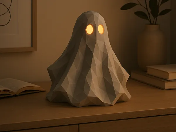 Sculpture fantôme low poly