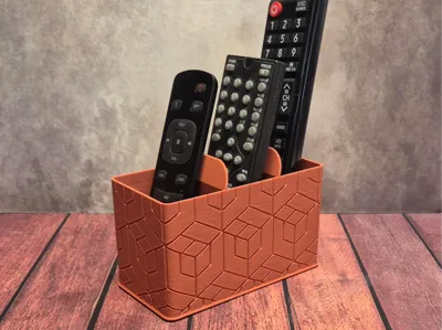Geometric Remote Control Holder