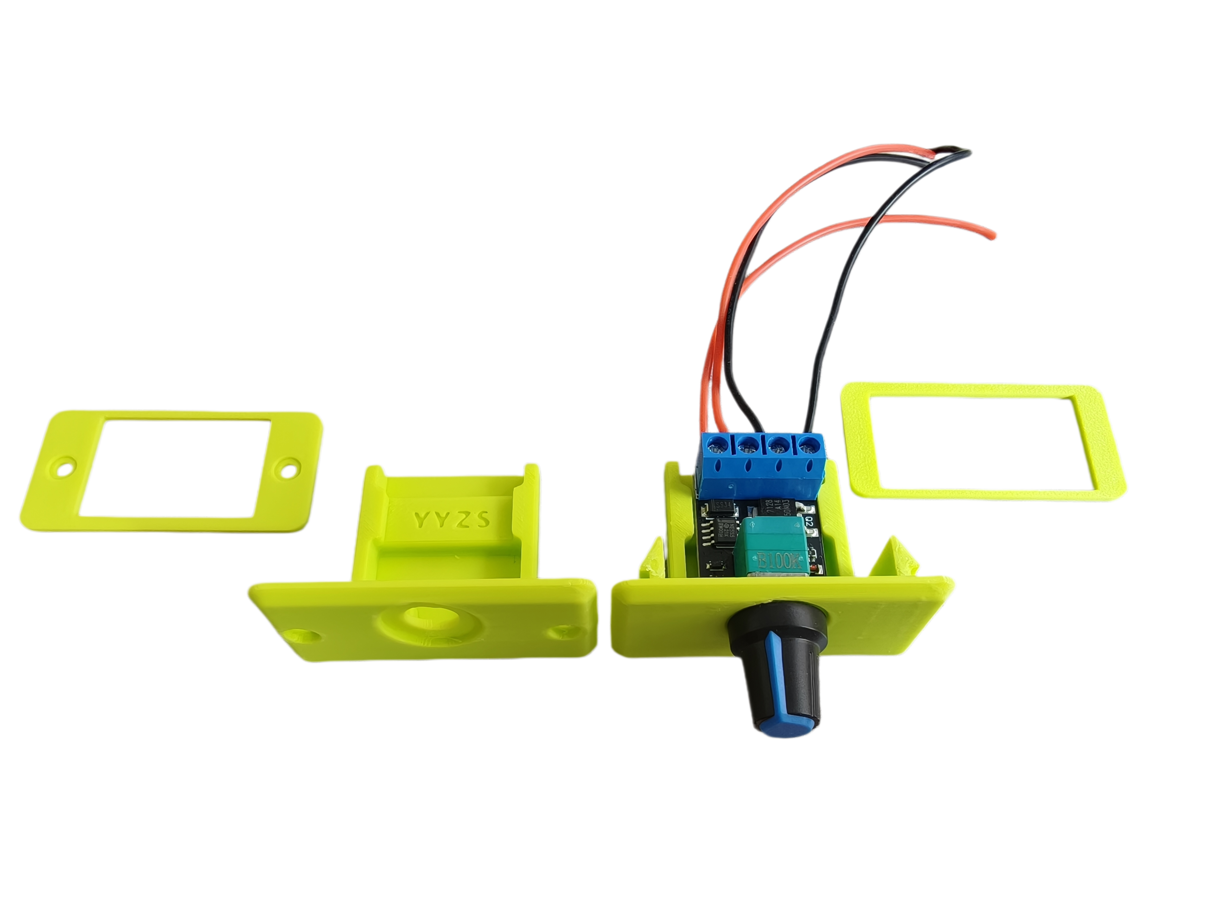 Miniatura 2 do modelo 3D PWM直流电机调速器外壳