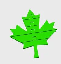 Feuille d'érable articulée — photo 3