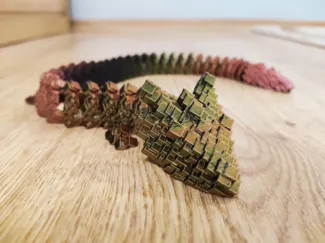 Articulated Glitch Night Dragon