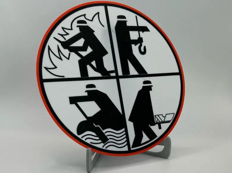 Front-DIY-Lightbox V2.0 Feuerwehr (nur Motiv)