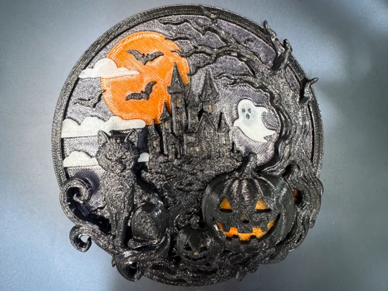 Halloween 3D Scene 