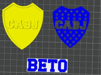 Escudo Boca Beto