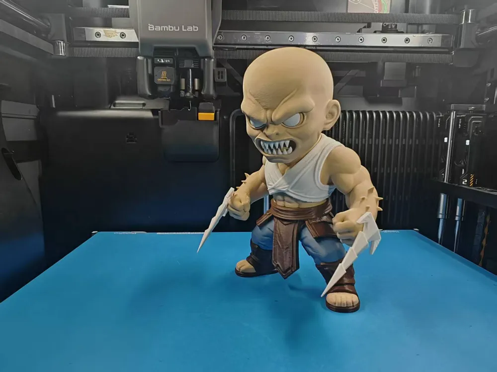 100 Topics Model Chibi Mortal Kombat Baraka multi-part printing (no AMS required) - Free ...