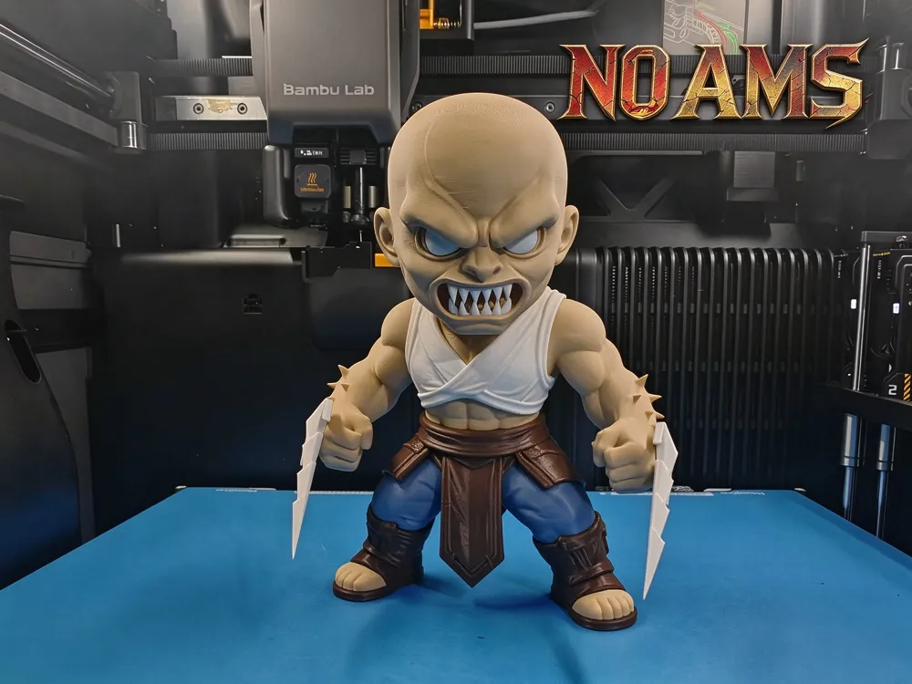 100 Topics Model Chibi Mortal Kombat Baraka multi-part printing (no AMS required) - Free ...