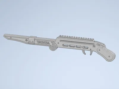 Foldable rubber band blaster NERF version soft dart launcher V2