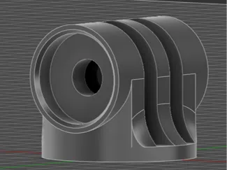 Low Profile GoPro/DJI/Insta360 Action Camera Mount