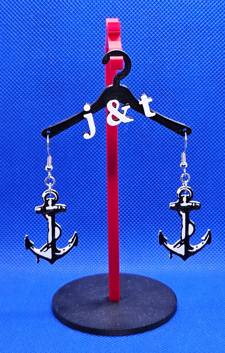Anchor earrings view 2
