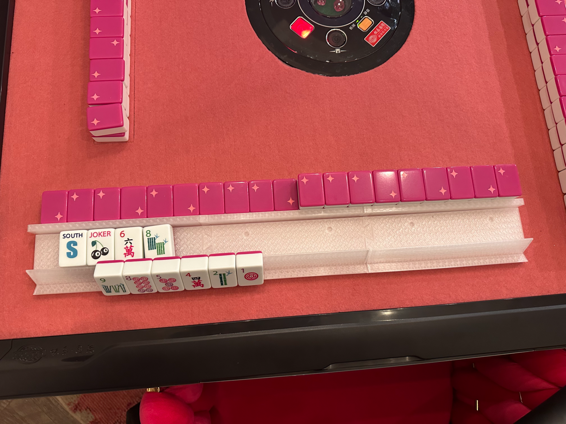 Travel Mahjong Rack w/ Pusher XL 22.5"