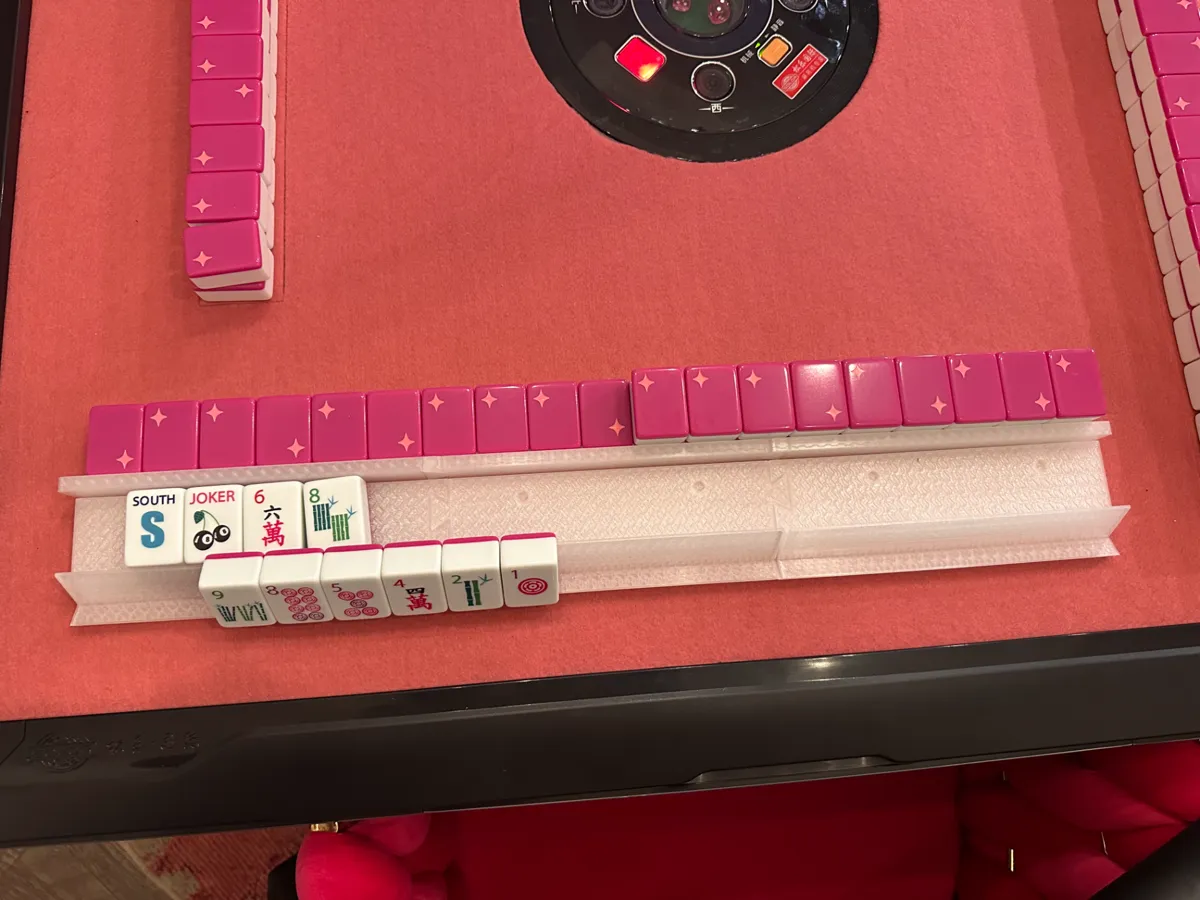 Travel Mahjong Rack w/ Pusher XL 22.5