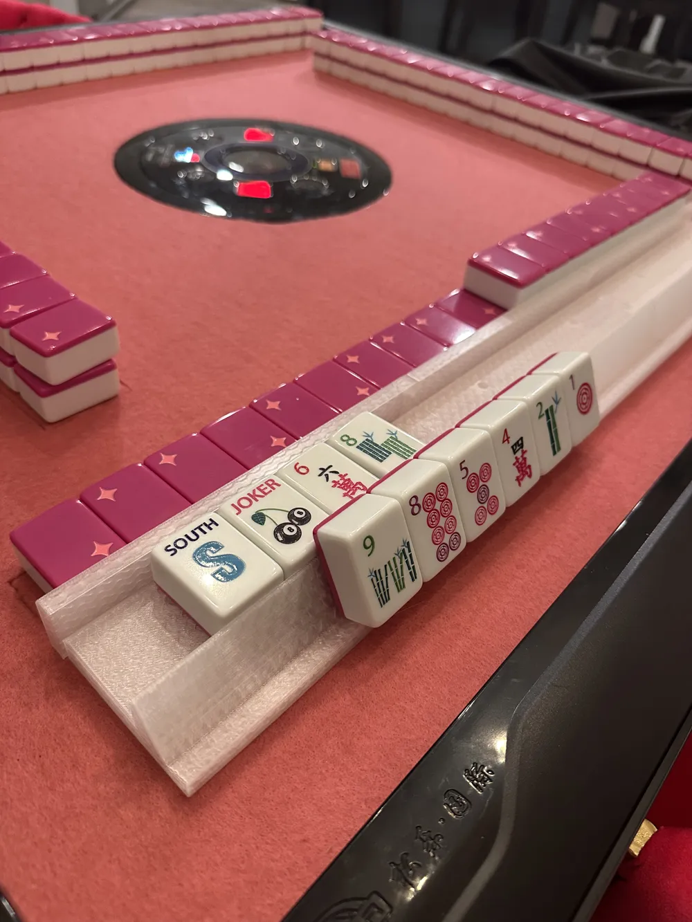 Travel Mahjong Rack w/ Pusher XL 22.5