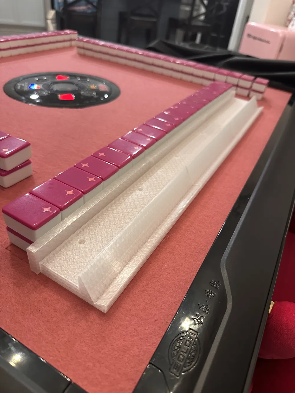 Travel Mahjong Rack w/ Pusher XL 22.5