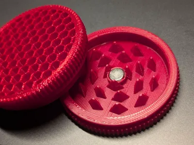 Minimal magnetic herb grinder_remix