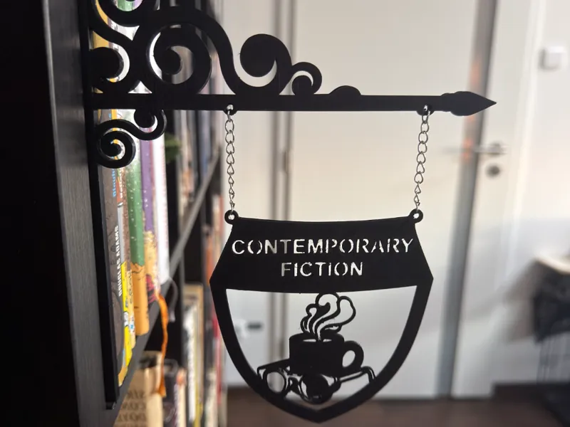 Library sign : Contemporary fiction