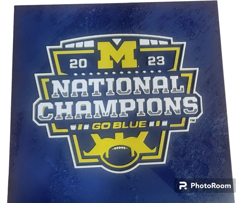 Michigan Champions 2023 hueforge 200X200