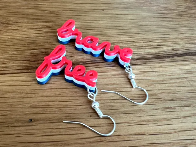 Free & Brave - America 250 Earrings