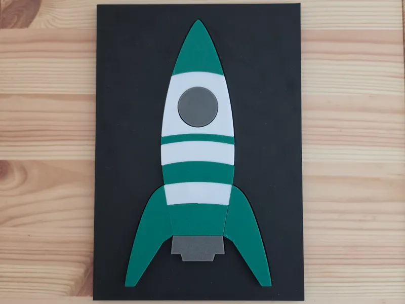 Rocket Puzzle for Kids