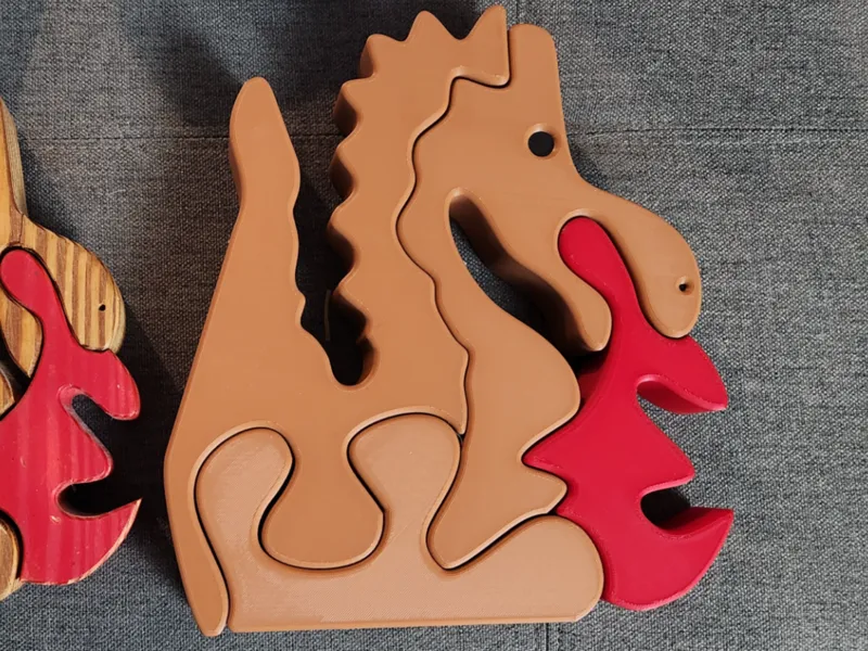 Dragon Toddler Toy Puzzle