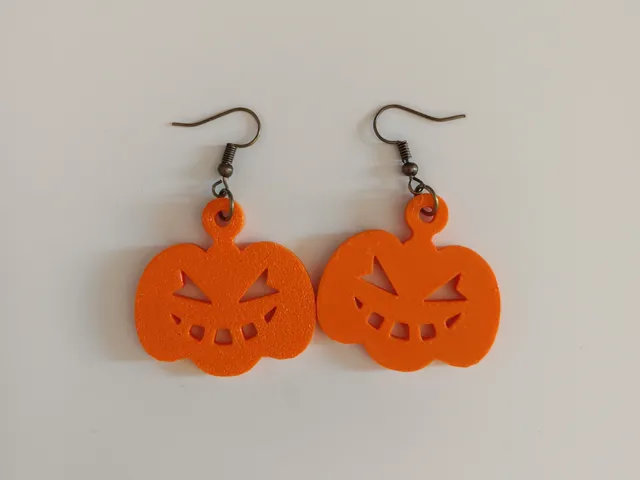 Evil Pumpkin Earrings