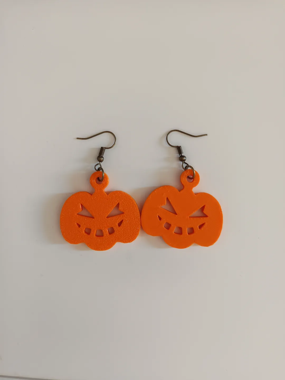 Evil Pumpkin Earrings view 2