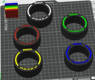 F1 Tyre no wheel