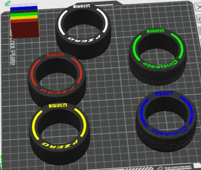 F1 Tyre no wheel