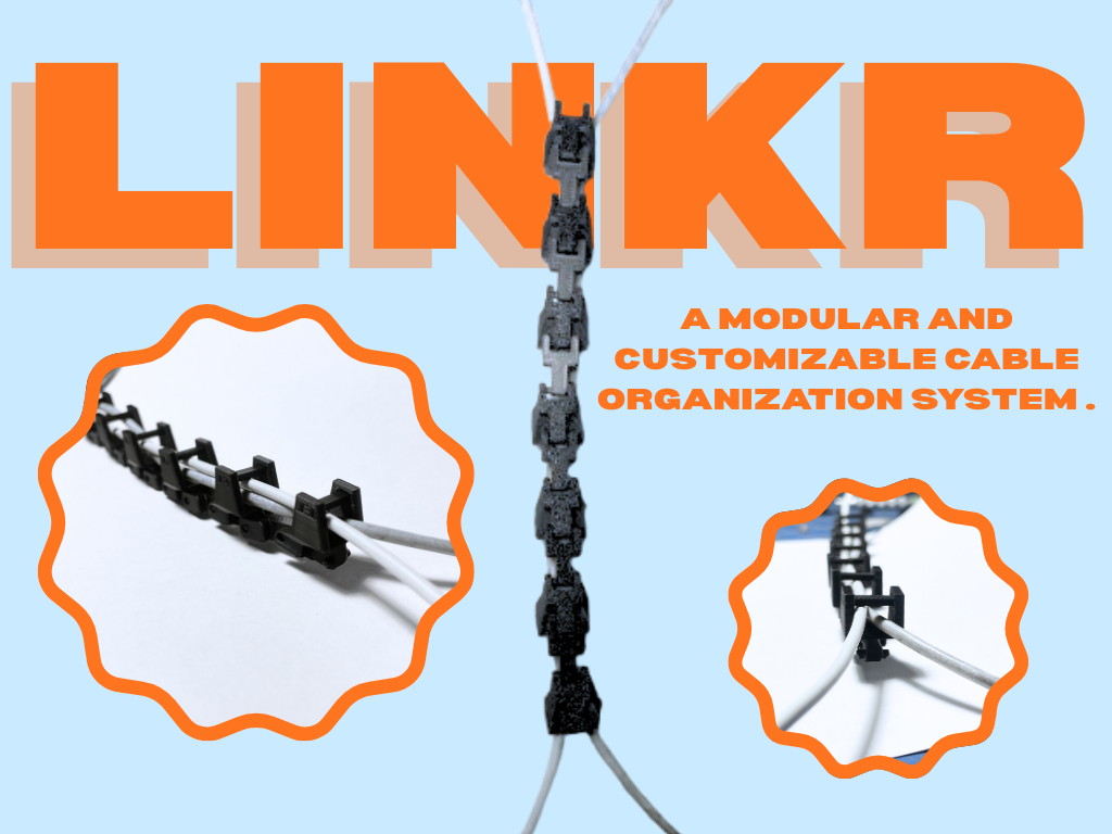 LINKR---modular cable organization for desk/office