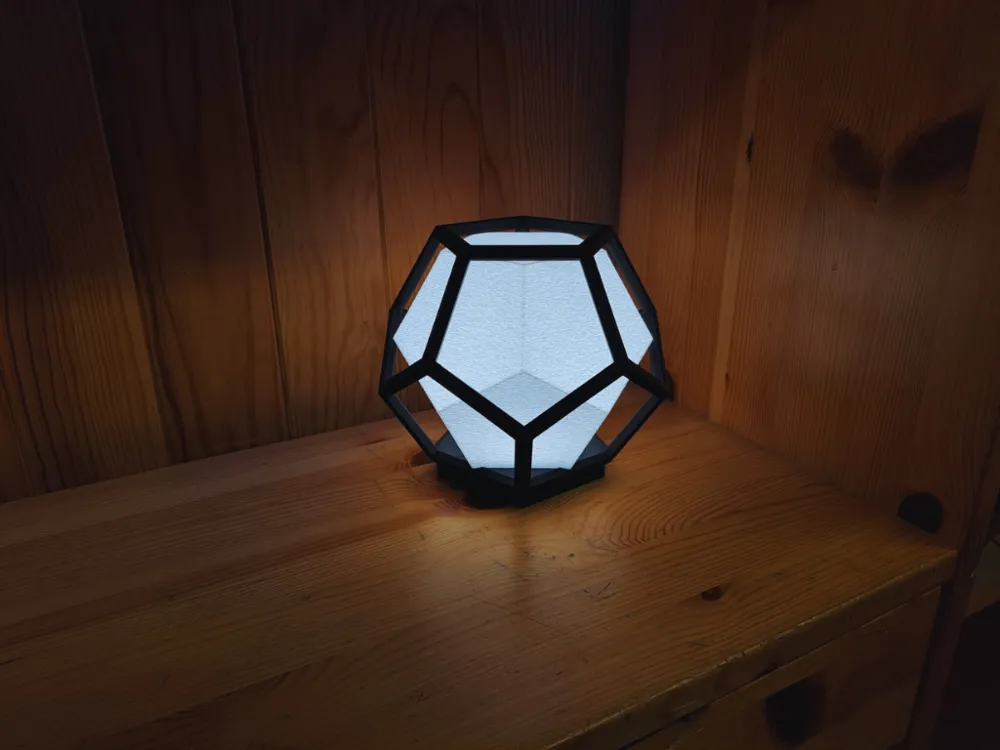 Geometric Lamp for LED Lamp 001 - Free 3D Print Model - MakerWorld