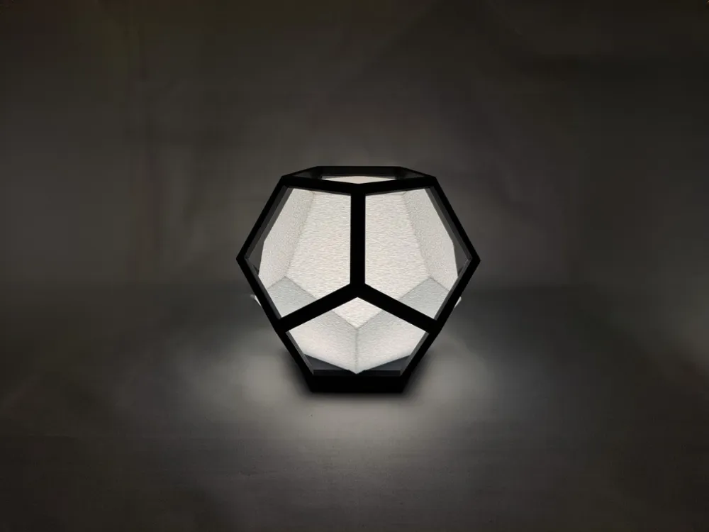 Geometric Lamp for LED Lamp 001 - Free 3D Print Model - MakerWorld