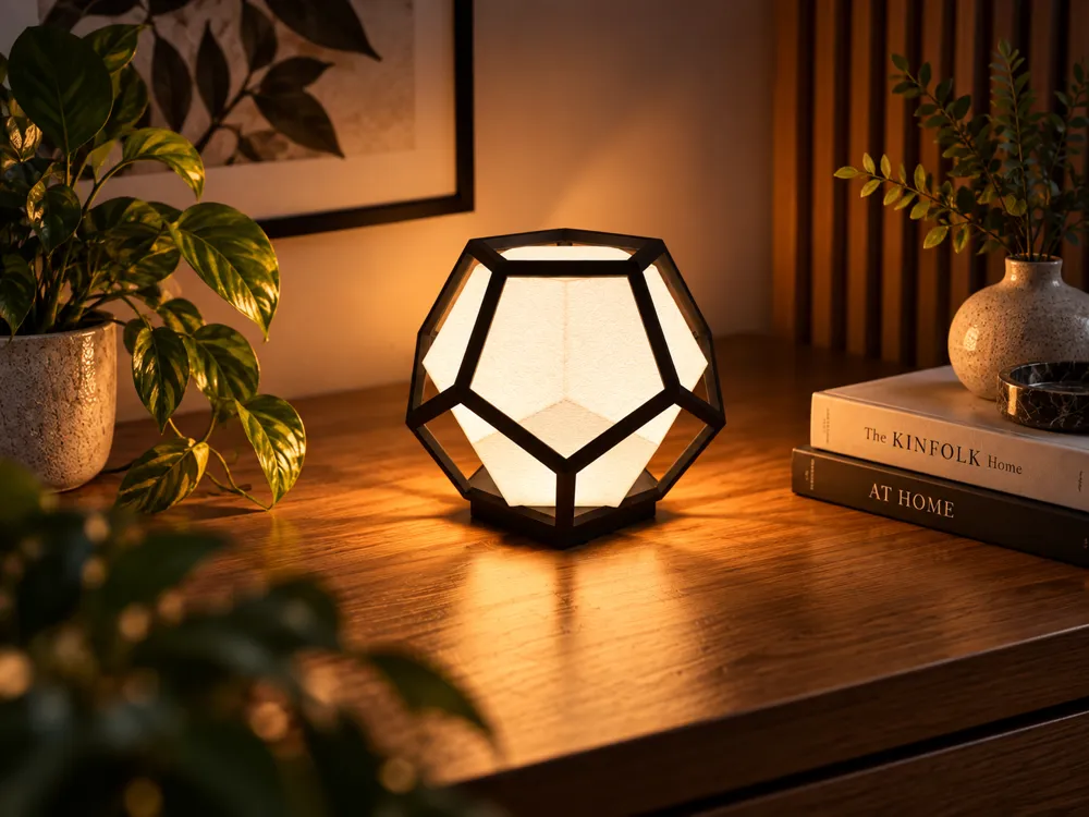 Geometric Lamp for LED Lamp 001 - Free 3D Print Model - MakerWorld