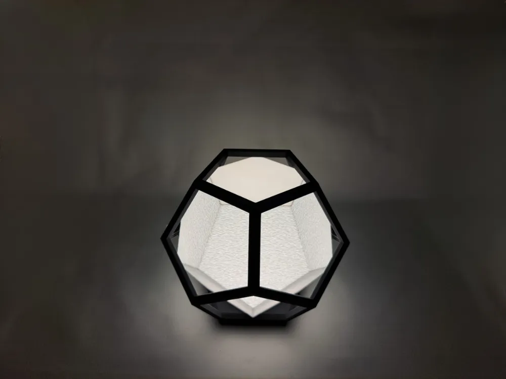 Geometric Lamp for LED Lamp 001 - Free 3D Print Model - MakerWorld