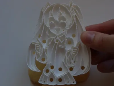 Hatsune Miku cookie cutter