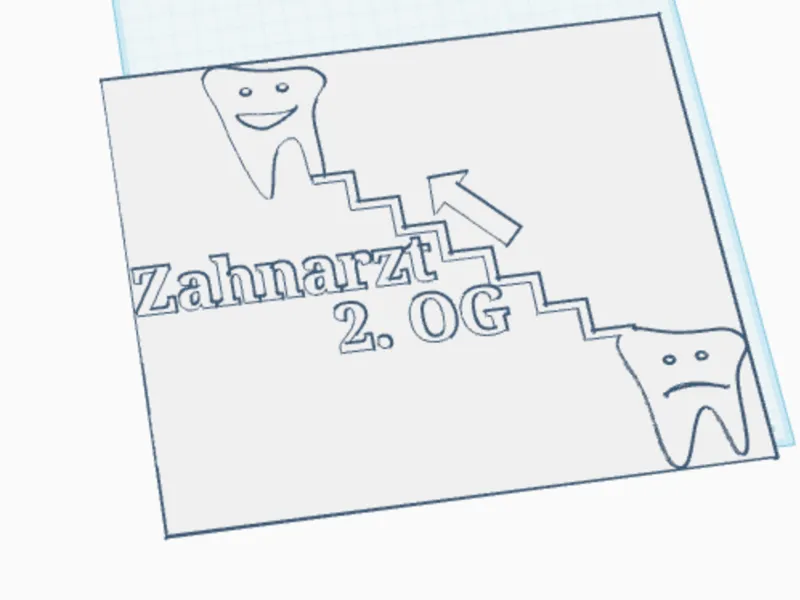 Schild Zahnarzt