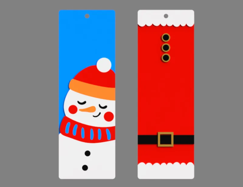 BOOKMARK MERRY CHRISTMAS