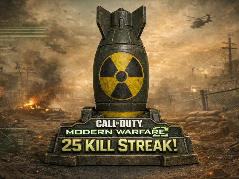 Call of Duty Modern Warfare 2 Nuke Killstreak 12cm