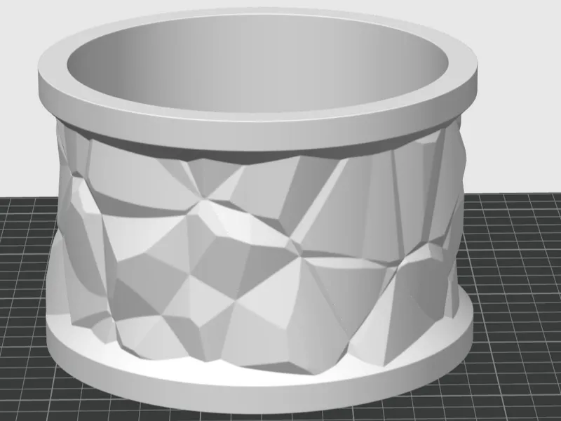 Flower pot "Rocks"