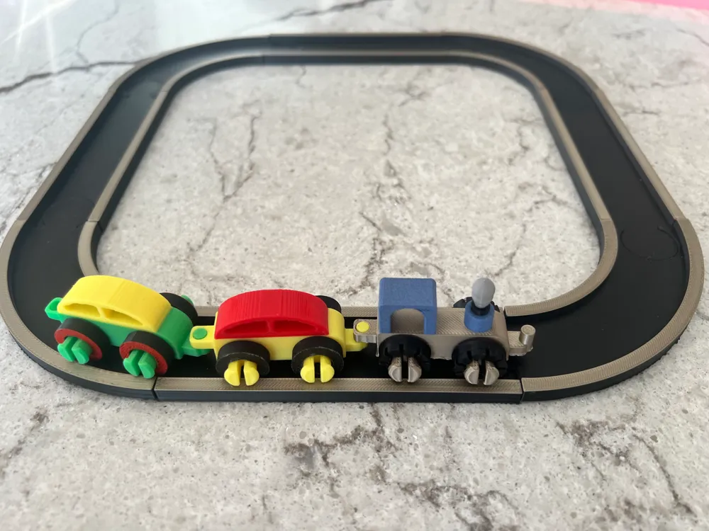 Train Track and Vehicles by DCprint - MakerWorld