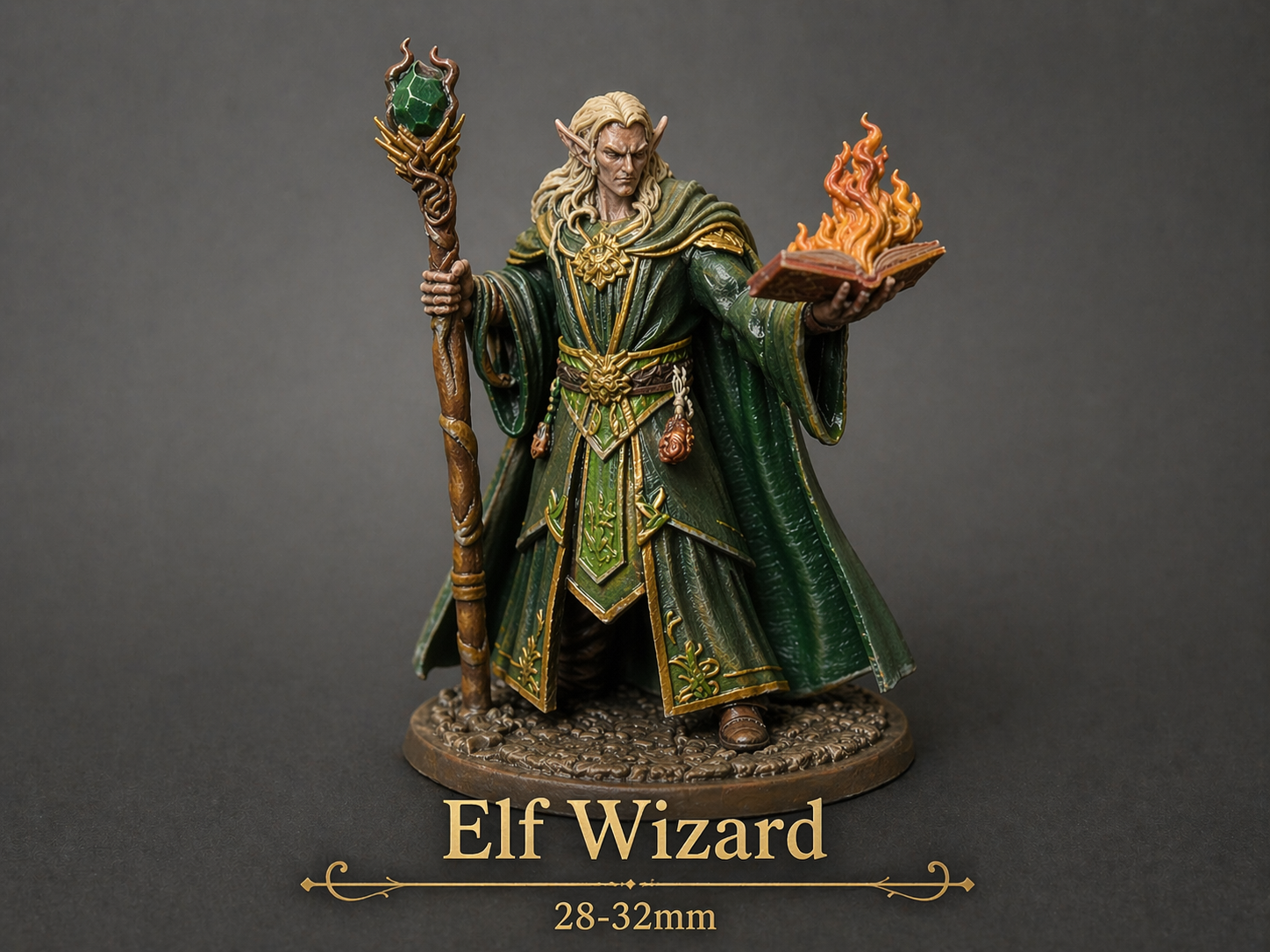 Elf Wizard - DND miniature