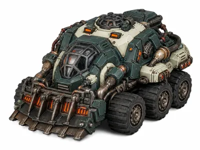 Grimdark Space Dwarf Armadillo - Transport 
