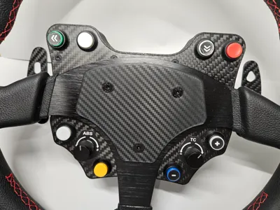 Steering wheel center cover cap