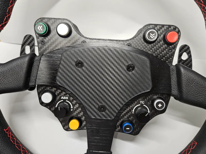 Steering wheel center cover cap