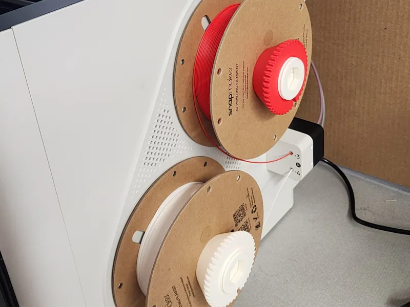 Snapmaker U1 Spool Holder fits ANY Hole Diameter!