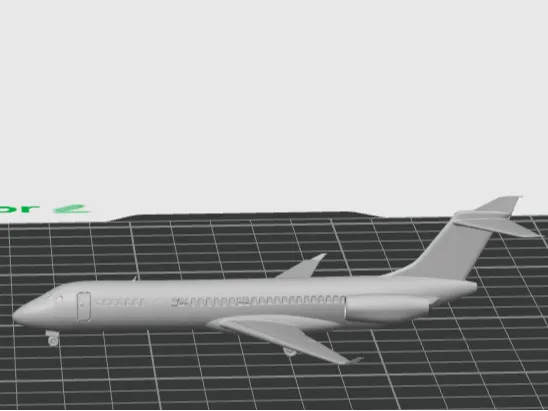 Boeing 717 — maquette à l'échelle 1:247