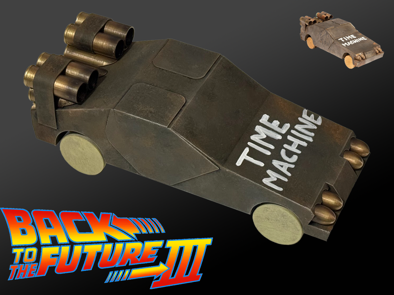Time Machine dummy delorean Back to the future