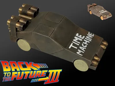 Time Machine dummy delorean Back to the future