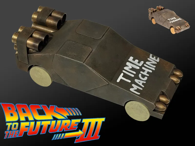 Time Machine dummy delorean Back to the future