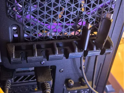 Cable holder for PC 120mm FAN