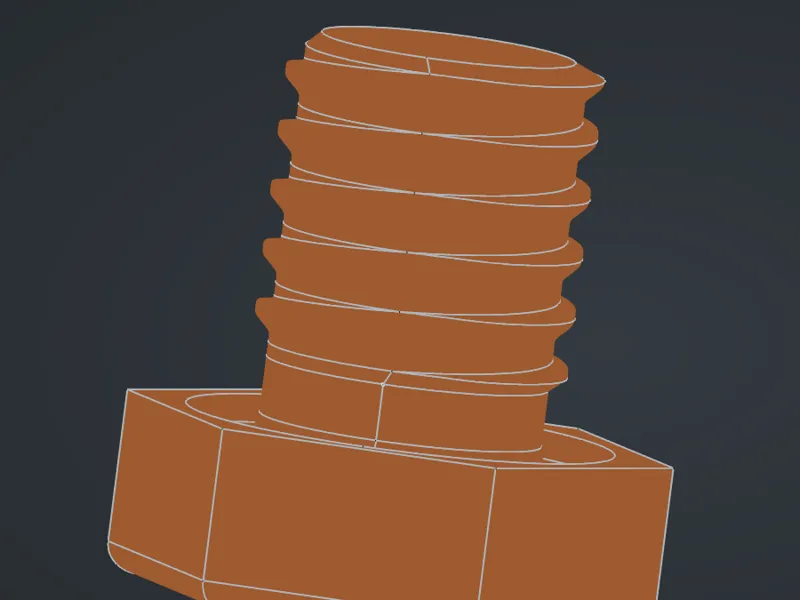 Bottle-Thread Bolt & Nut (with Cable Channel)