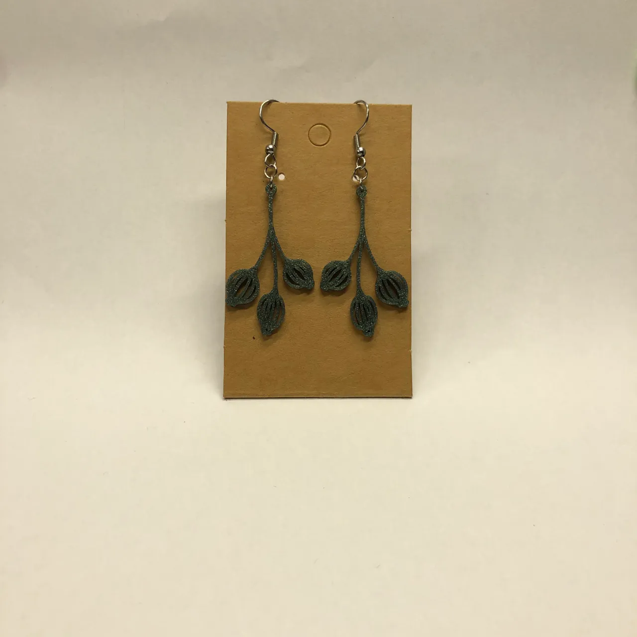 Poppy-head earrings, no AMS, 0.4 mm nozzle view 2